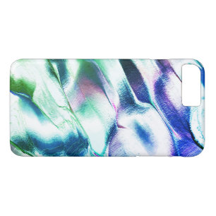 Funda Para iPhone 8 Plus/7 Plus Luz tallada de color metalizado mate, verde a azul