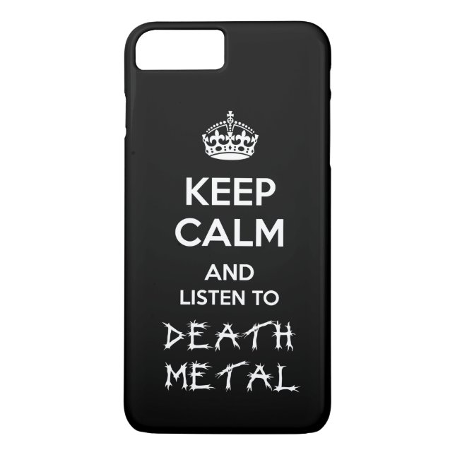 Funda De Case-Mate Para iPhone \m/ Muerte Metalizado \m/ (Reverso)