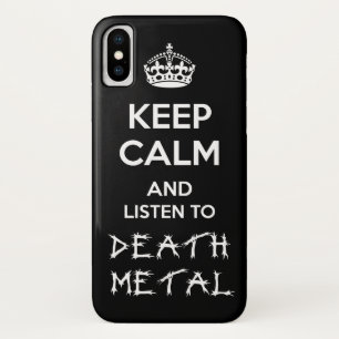 Funda Para iPhone X \m/ Muerte Metalizado \m/