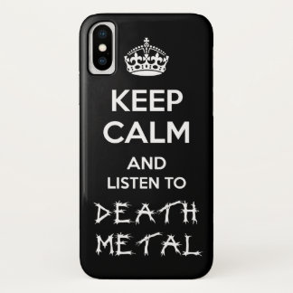 Funda Para iPhone X \m/ Muerte Metalizado \m/