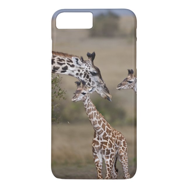 Funda De Case-Mate Para iPhone Maasai Giraffe (Giraffe Tippeleluchi) (Reverso)