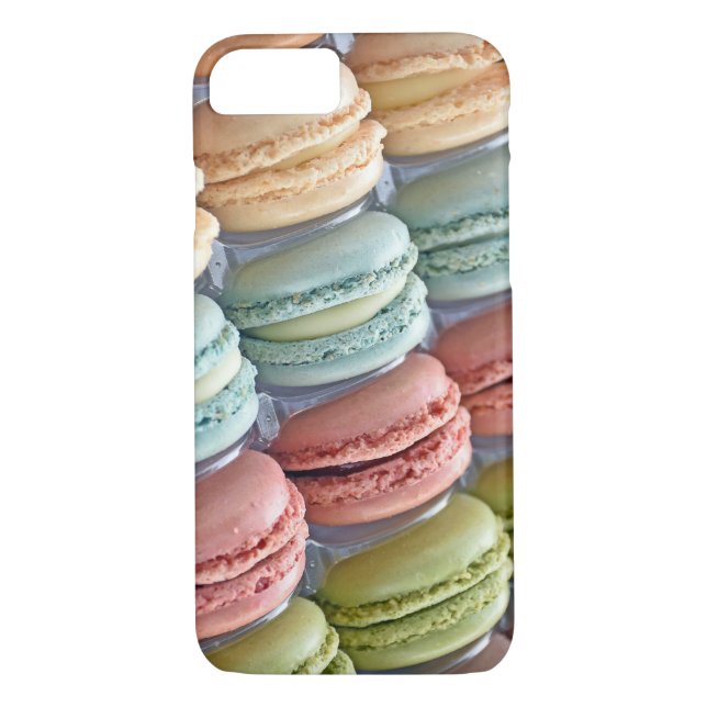 Funda De Case-Mate Para iPhone Macarons de Francia (Reverso)