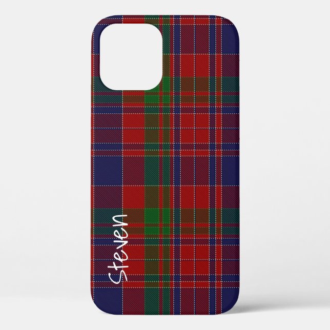 Funda De Case-Mate Para iPhone MacDonald Clan Scottish Plai (Reverso )