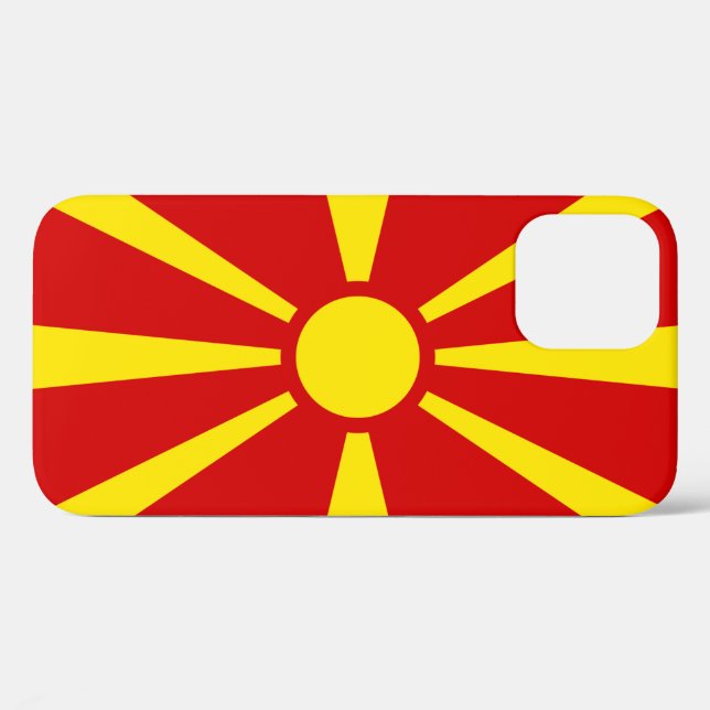 Funda De Case-Mate Para iPhone Macedonia del Norte (Reverso (Horizontal))