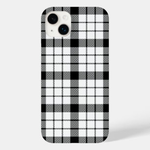 Funda Para iPhone 14 Plus De Case-Mate MacFarlane tartan blanco negro plaid