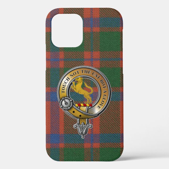 Funda De Case-Mate Para iPhone MacIntosh Tartan & Badge (Reverso )