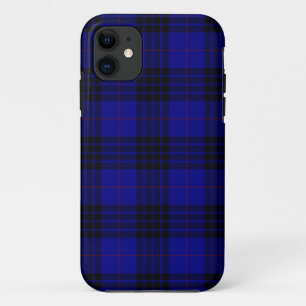Funda Para iPhone 11 MacKay tartan azul chapa