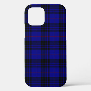 Funda Para iPhone 12 Pro MacKay tartan azul chapa