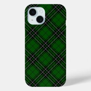 Funda Para iPhone 15 MacLean Tartan Green y Black Plaid