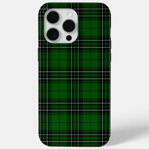 Funda Para iPhone 15 Pro Max MacLean Tartan Green y Black Plaid