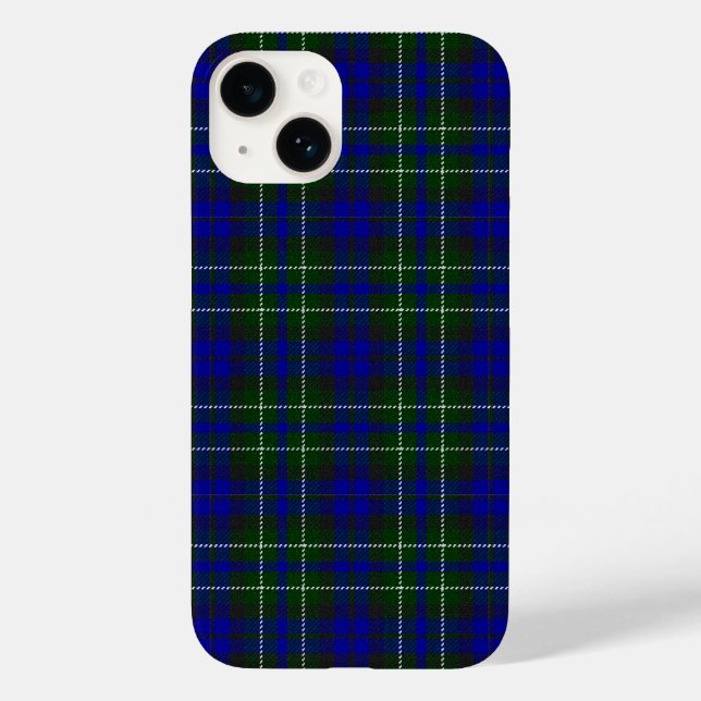 Funda De Case-Mate Para iPhone Macneil de Colonsay manteca azul (Reverso )