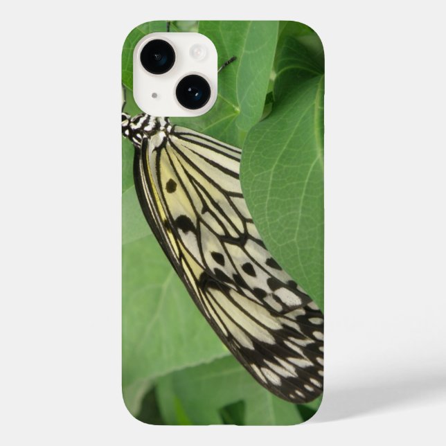 Funda De Case-Mate Para iPhone Macro de mariposa de cometa de papel (Reverso )