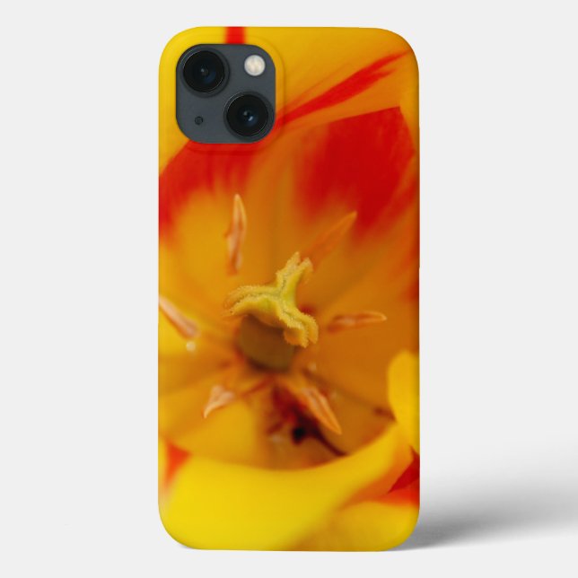 Funda De Case-Mate Para iPhone macro de tulip (Reverso)