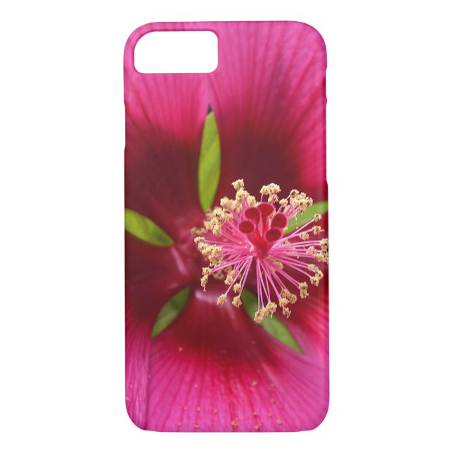 Funda De Case-Mate Para iPhone Macromacro de Hibiscus (Reverso)