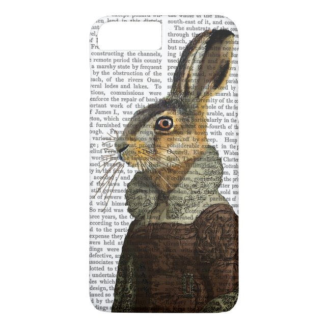 Funda De Case-Mate Para iPhone Madam Hare Portrait (Reverso)