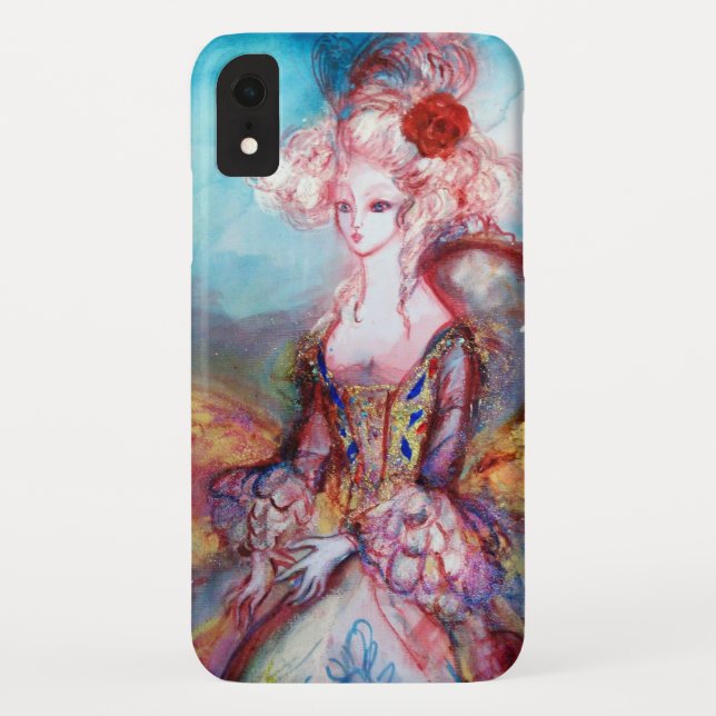 Funda De Case-Mate Para iPhone MADAME POMPADOUR ,Elegante Moda De Belleza (Reverso)