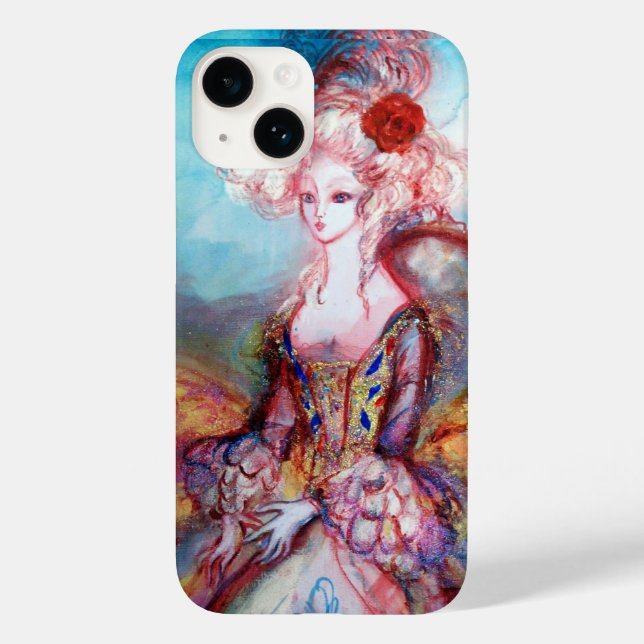 Funda De Case-Mate Para iPhone MADAME POMPADOUR ,Elegante Moda De Belleza (Reverso )