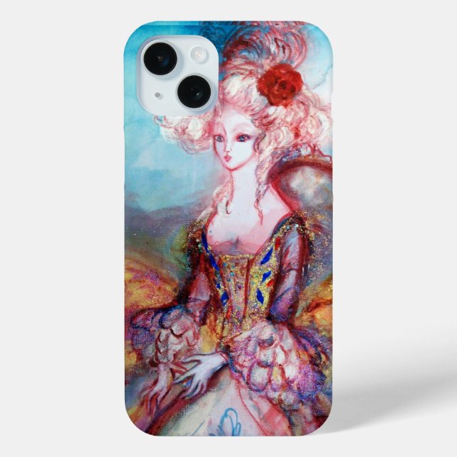 Funda De Case-Mate Para iPhone MADAME POMPADOUR ,Elegante Moda De Belleza (Reverso )