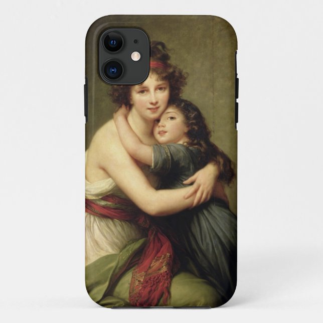 Funda De Case-Mate Para iPhone Madame Vigee-Lebrun y su hija (Reverso)