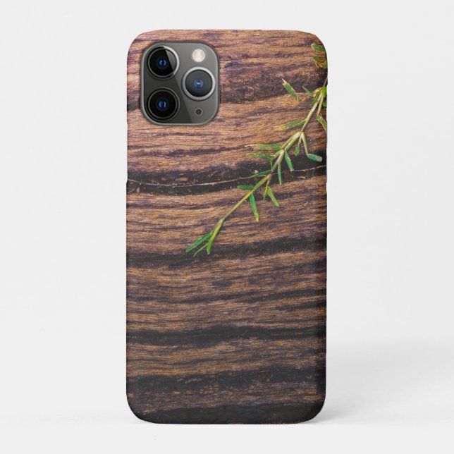 Funda De Case-Mate Para iPhone madera antigua (Reverso)