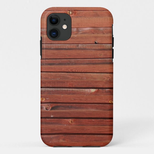 Funda De Case-Mate Para iPhone Madera con patina antigua (Reverso)