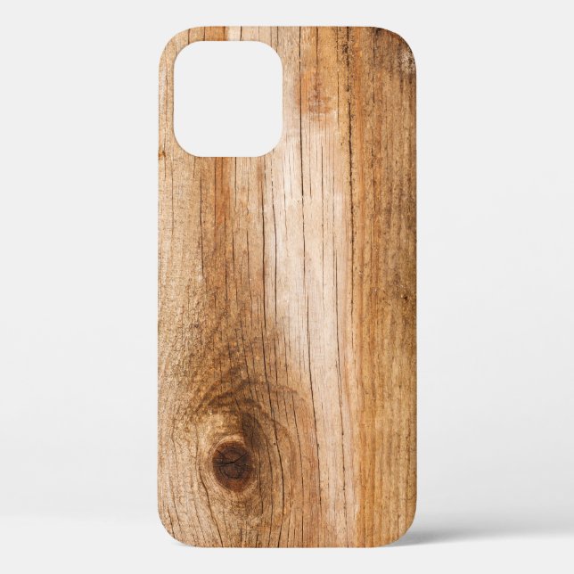 Funda De Case-Mate Para iPhone Madera de abeto natural: superficie texturada (Reverso )