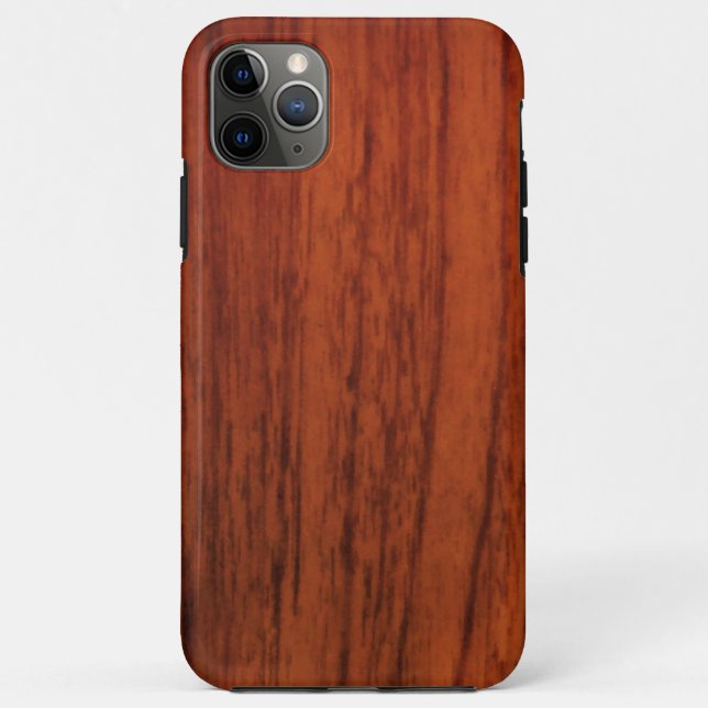 Funda De Case-Mate Para iPhone Madera de caoba (Reverso)