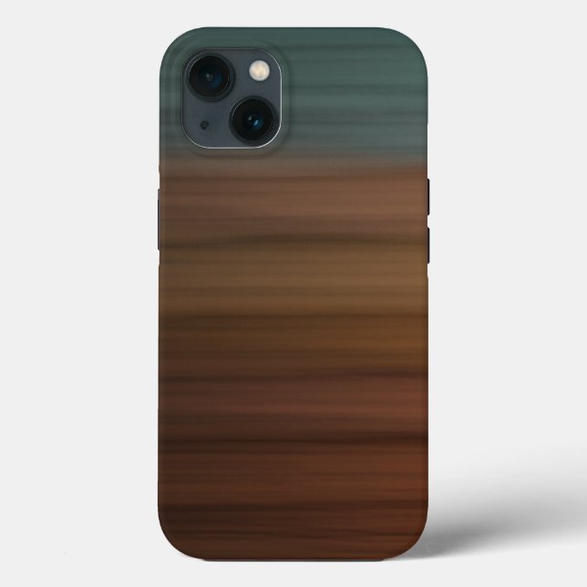 Funda De Case-Mate Para iPhone Madera de imitación del desierto pintado del suroe (Reverso )