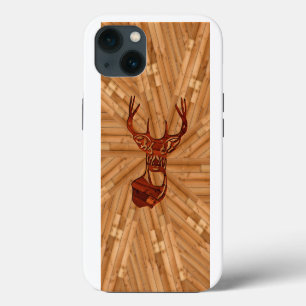 Funda Para iPhone 13 Madera: Deer de cola blanca