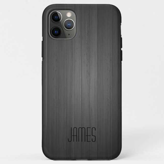 Funda De Case-Mate Para iPhone Madera gris (Reverso)