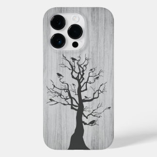 Funda Para iPhone 14 Pro De Case-Mate Madera moderna y elegante - árbol y cuerdas - made