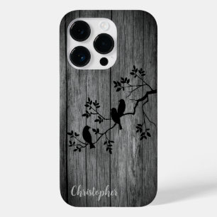 Funda Para iPhone 14 Pro De Case-Mate Madera moderna y elegante - árbol y cuerdas - made