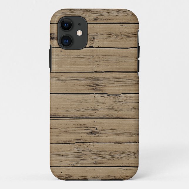 Funda De Case-Mate Para iPhone Madera Rusa (Reverso)