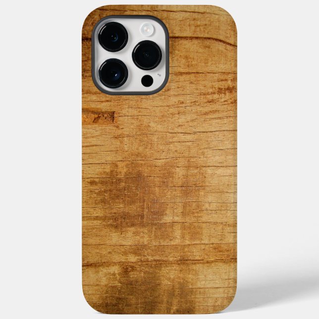 Funda De Case-Mate Para iPhone Madera rústica (Reverso )