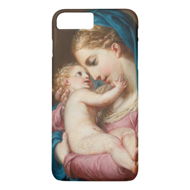 Funda De Case-Mate Para iPhone Madona y Niño (Reverso)