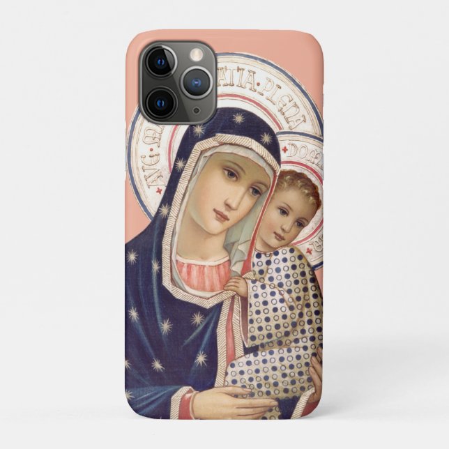 Funda De Case-Mate Para iPhone Madona y Niño (Reverso)