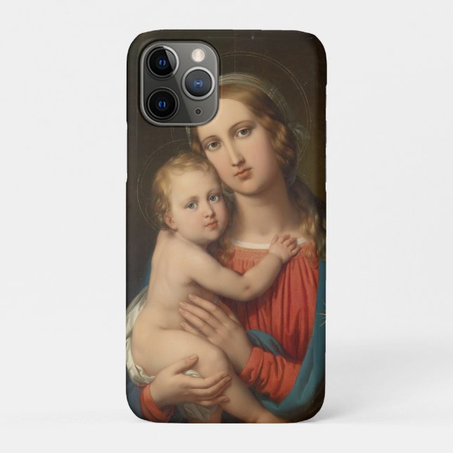Funda De Case-Mate Para iPhone Madona y Niño (Reverso)