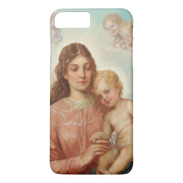 Funda De Case-Mate Para iPhone Madona y Niño (Reverso)