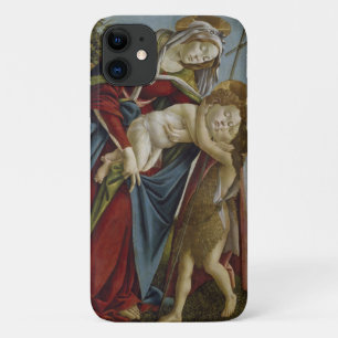 Funda Para iPhone 11 Madonna, niño, San Juan el Bautista de Botticelli