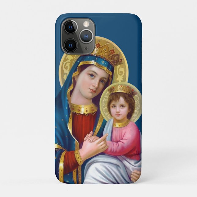 Funda De Case-Mate Para iPhone Madonna y el niño (Reverso)