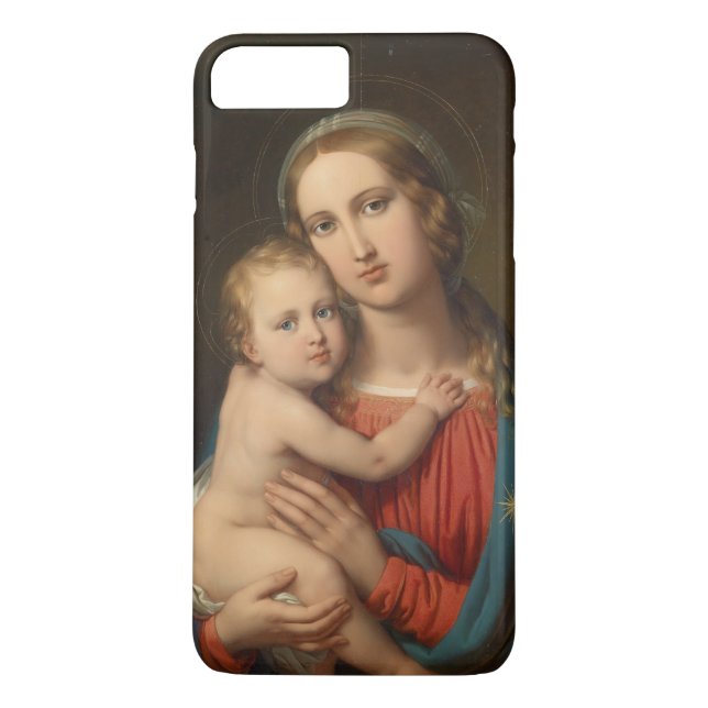Funda De Case-Mate Para iPhone Madonna y el niño (Reverso)