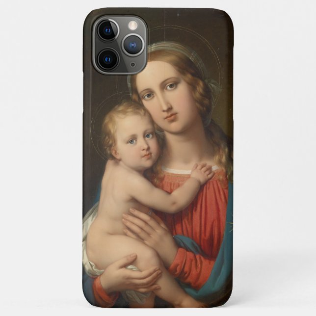 Funda De Case-Mate Para iPhone Madonna y el niño (Reverso)