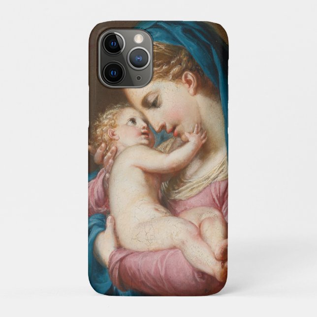 Funda De Case-Mate Para iPhone Madonna y el niño (Reverso)