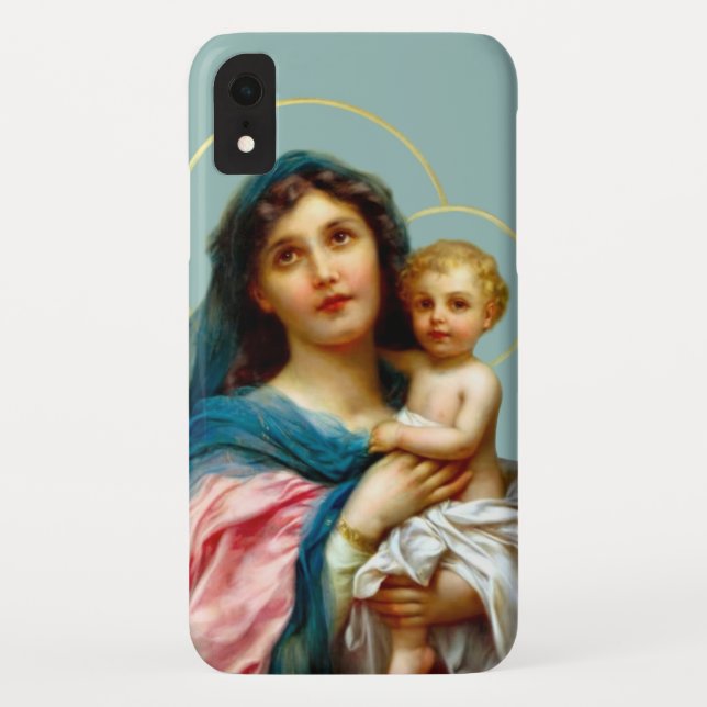 Funda De Case-Mate Para iPhone Madonna y el niño (Reverso)