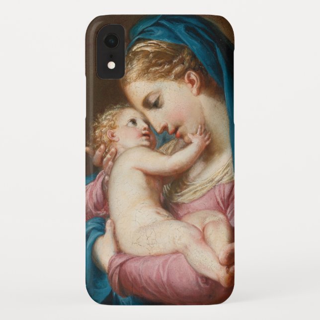 Funda De Case-Mate Para iPhone Madonna y el niño (Reverso)