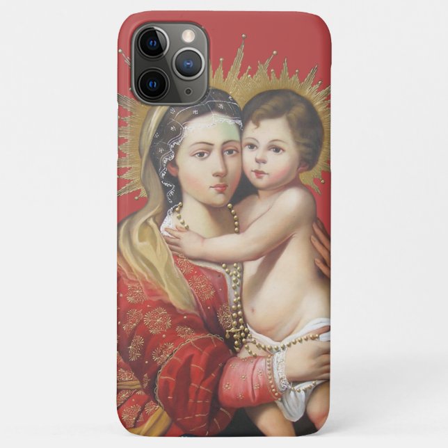 Funda De Case-Mate Para iPhone Madonna Y Niño (Reverso)