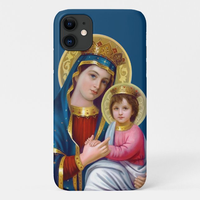 Funda De Case-Mate Para iPhone Madonna y Niño (Reverso)