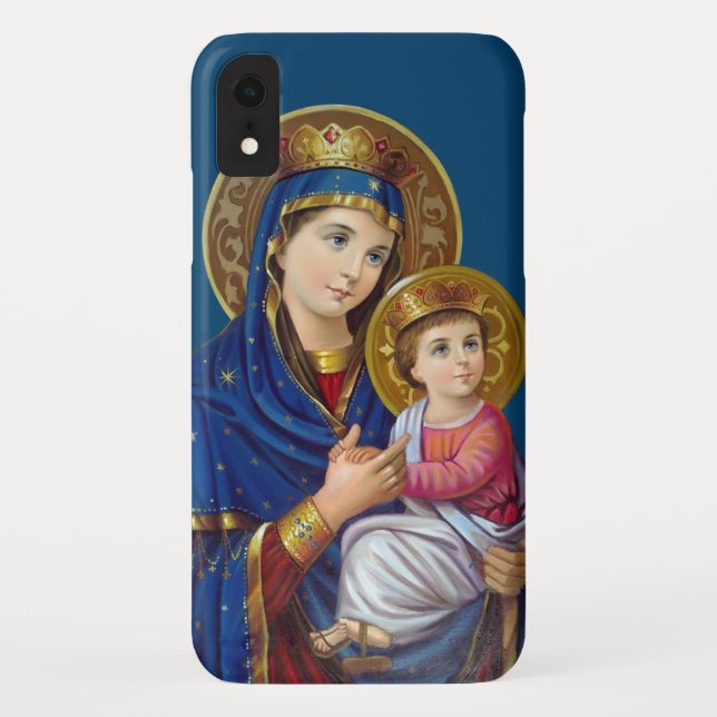 Funda De Case-Mate Para iPhone Madonna Y Niño (Reverso)