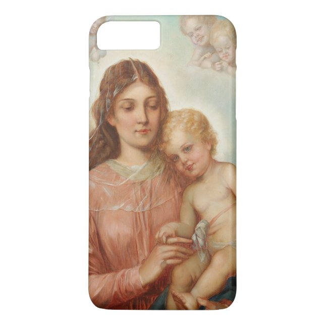 Funda De Case-Mate Para iPhone Madonna Y Niño (Reverso)