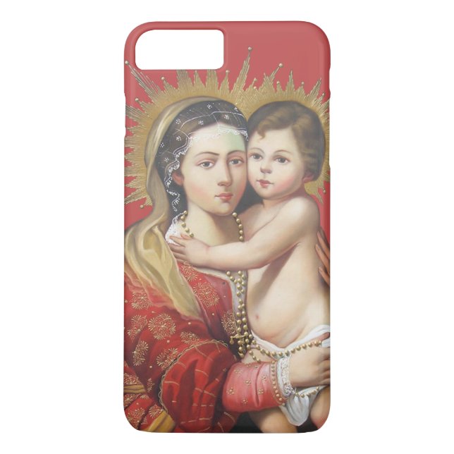 Funda De Case-Mate Para iPhone Madonna y Niño (Reverso)
